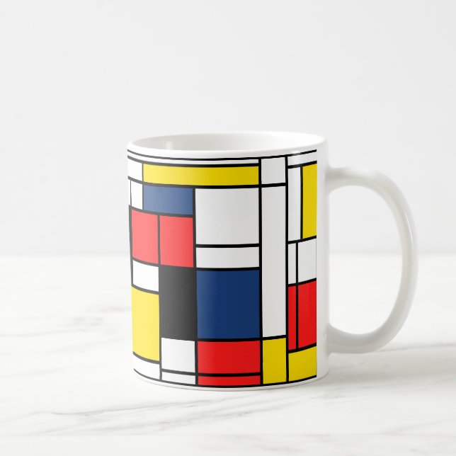 Mug Mondrian boit ici ! (Droite)