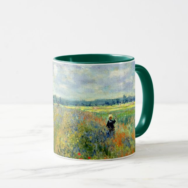 Mug Monet - Champ de coquelicots, Argenteuil (Devant droit)