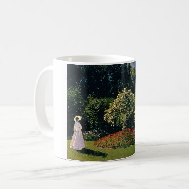 Mug Monet - Femme dans le jardin (Devant gauche)