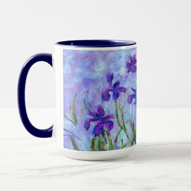 Mug Monet Lilac Irises (Gauche)