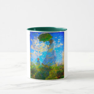 Mug Monet Woman avec un parasol