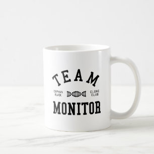 Mug Moniteur noir orphelin d'équipe