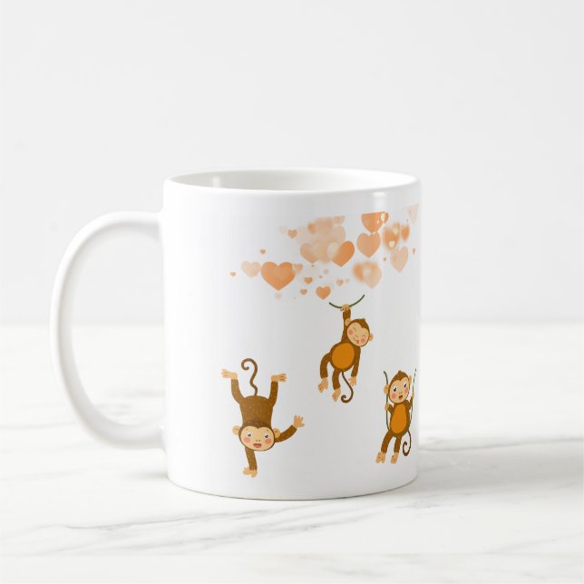 Mug Monkey Happy (Left)