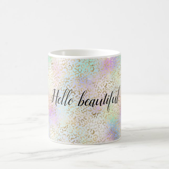 Mug Monnaie mauve dorée Leopard        (Centre)