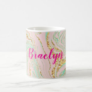 Mug Monnaie rose et Monnaie d'or féminine et féminine