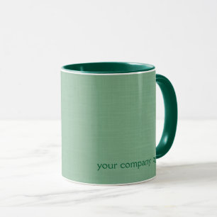 Mug Monnaie verte solide texturée