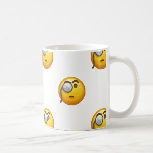 Mug monocle émoji