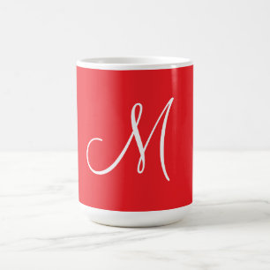 Mug MONOGRAM M, Rouge et Blanc,