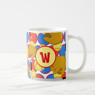 Mug Monogram Softball