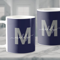 Monogramme Bleu Marine