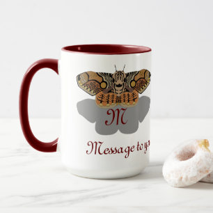 Mug Monogramme Brahmin Moth