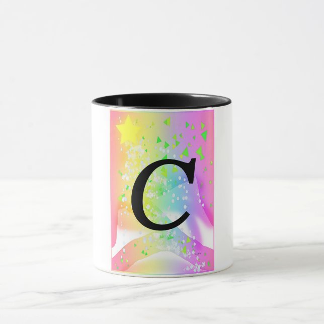 MUG MONOGRAMME C INITIAL ALPHABET (Centre)