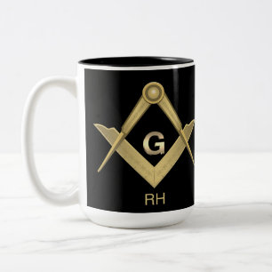 Mug Monogrammé Carré Classé & Compas