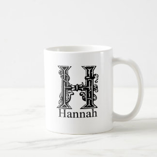 Mug Monogramme de fantaisie : Hannah