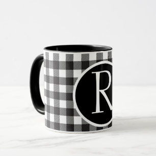 Mug Monogramme de moisissure de buffle