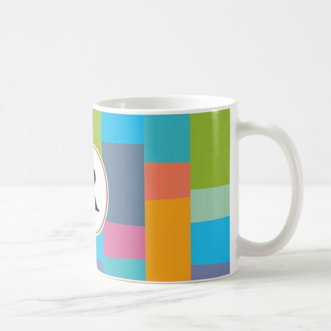 Mug monogramme et coloré modelés (Droite)