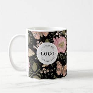 Mug Monogramme Floral Botanique de Fleur Sauvage Tenda