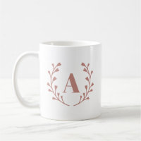 Monogramme initial personnalisé minimaliste de la