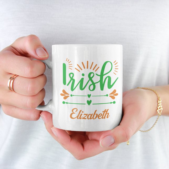 Mug Monogramme irlandais fun (Créateur téléchargé)