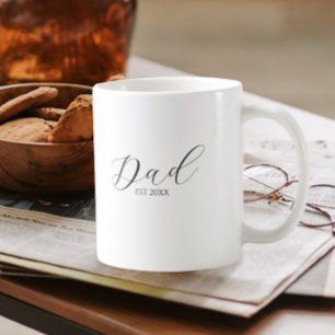 Mug Monogramme minimal   Type de police de script   Ca