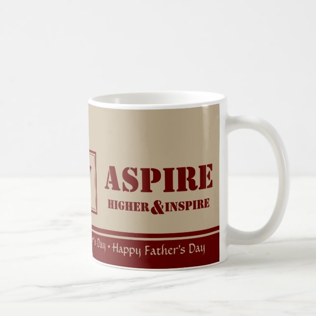 Mug Monogramme personnalisé Bonne Fête des pères ASPIR (Droite)