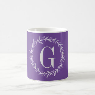 Mug Monogramme personnalisé initial