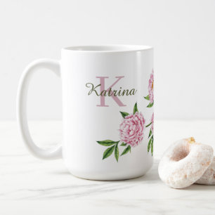 Mug Monogrammé Pivoine
