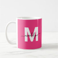 Monogramme Rose Foncé