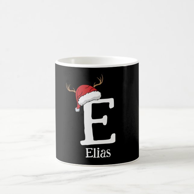 Mug Monogrammed Family Christmas Personalize With Name (Centre)