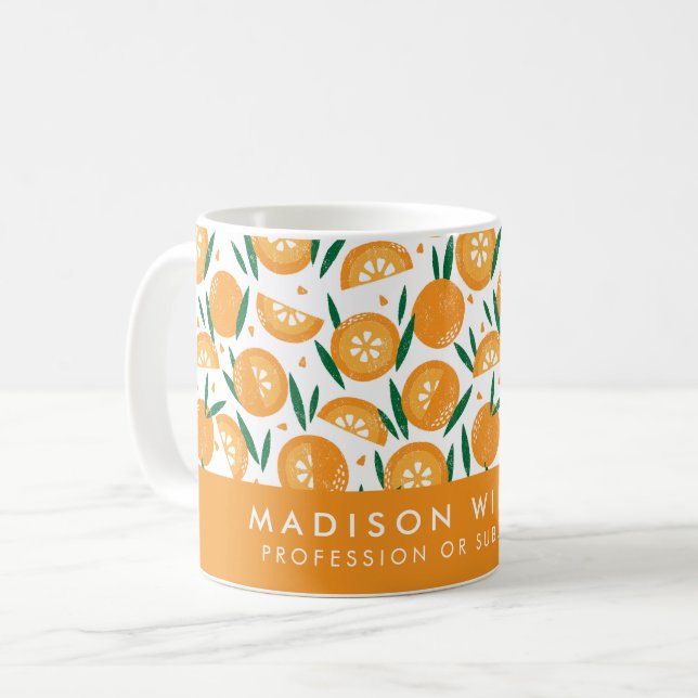 Mug monogrammed, nom, (Devant gauche)