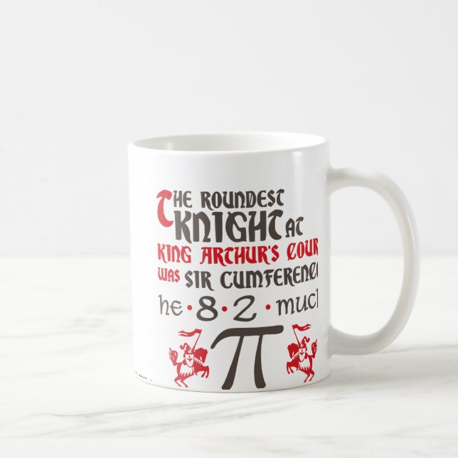 Mug Monsieur Cumference de pi (Droite)