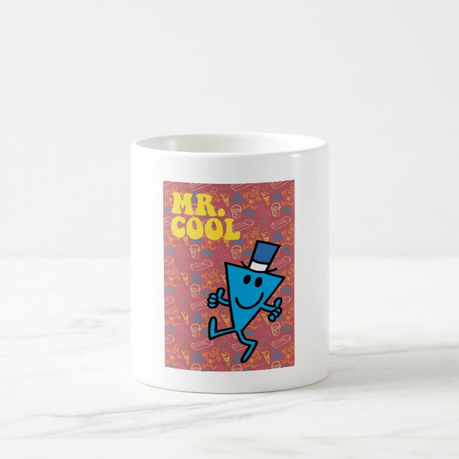 Mug Monsieur le Cool | Arrière - plan coloré (Centre)