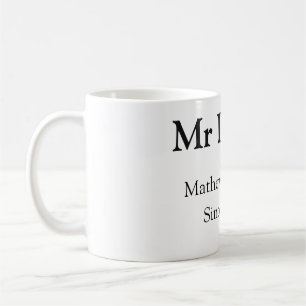 Mug Monsieur Papa depuis ajouter année nom parents nom