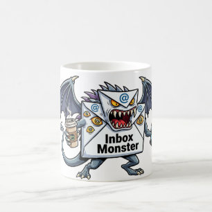 Mug Monstre de la Boîte de Réception Email en Surcharg