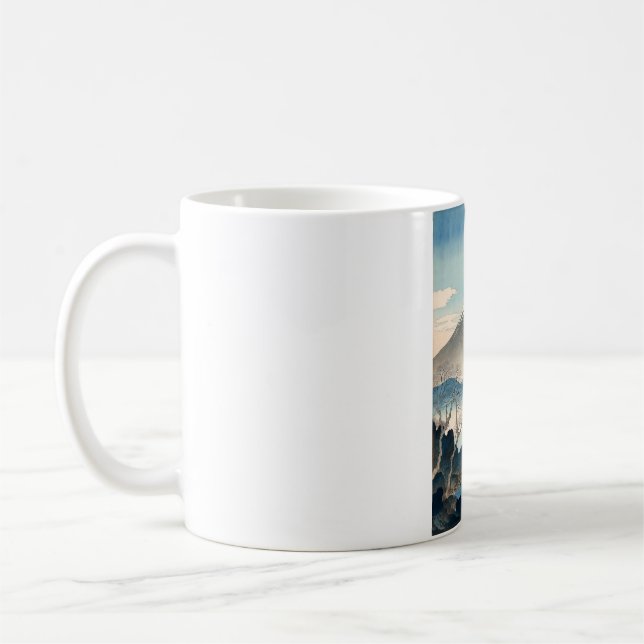 Mug Mont Fuji Design Vintage de l'Artiste Original (Gauche)