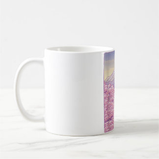 Mug Mont Fuji Sakura Arbre Japonais Fleur de cerisiers