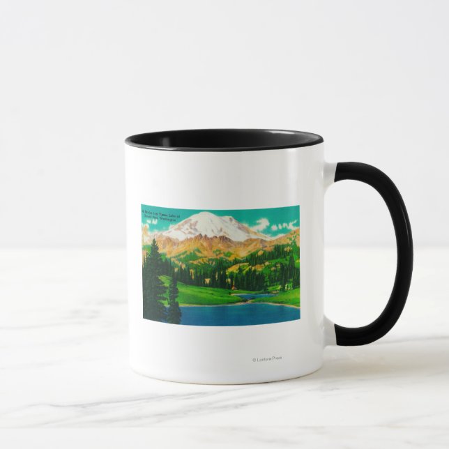 Mug Mont Rainier du lac Tipsoo au col Chinook (Droite)