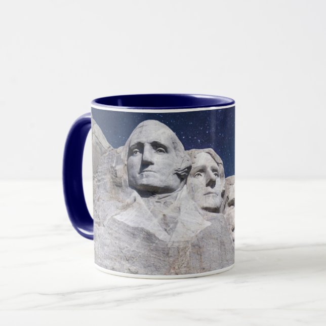 Mug Mont Rushmore Timelape Sky (Devant gauche)