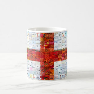Mug Montage de drapeau de l'Angleterre
