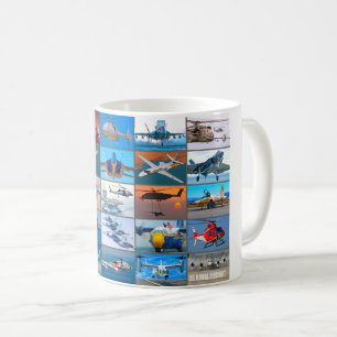 MUG "MONTAGE" DE L'AVION DE LA NAVALE AMÉRICAINE