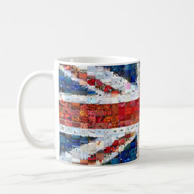 Mug Montage d'Union Jack (Gauche)