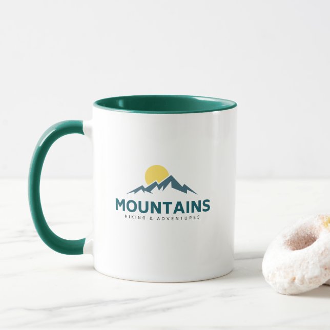 Mug Montagne Randonnée et aventure (Avec donut)