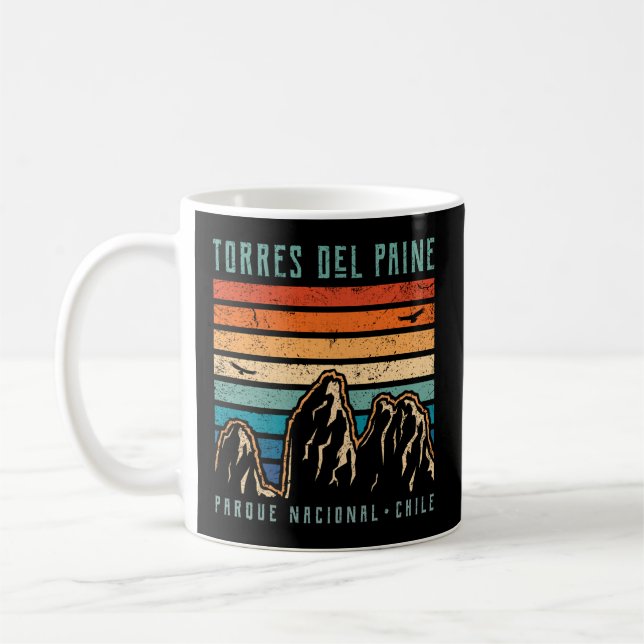 Mug Montagne Torres Del Paine Chili (Gauche)