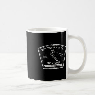 Mug Montagne Whitefish Montana Ski Neige