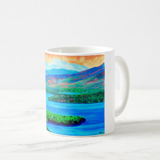 Mug Montagnes et paysage toile de fond
