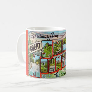 Mug Montagnes fumées vintage