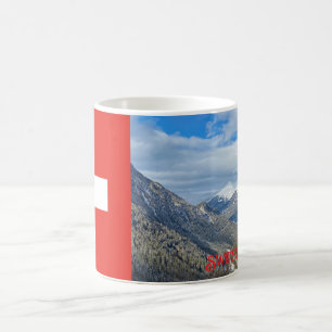 Mug Montagnes hivernales en Suisse