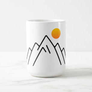 Mug Montagnes Minimalistes : Un Design Inspiré Par La
