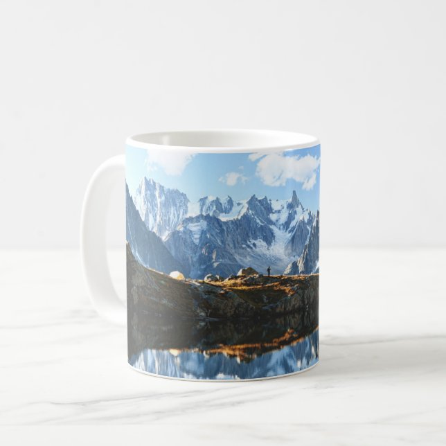 Mug Montagnes | Mont Blanc Massif, France (Devant gauche)