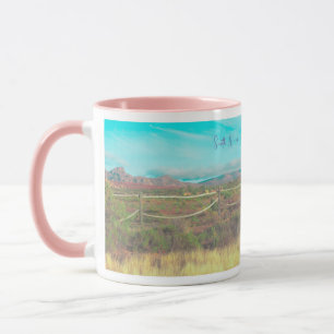 Mug Montagnes naturelles Afrique du Sud ZA Fields